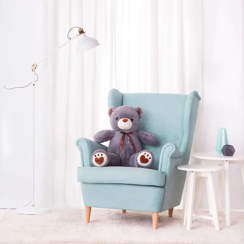 Teddyway Toto Großer Plüschtier Teddybär Riesen XXL, Kuscheltier, Spielzeug, 100 Cm, Grauer - Teddyway